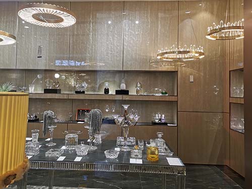 Decoration case of display cabinet in lighting store