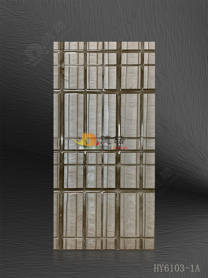 雕刻HY6103-1A树脂饰面板