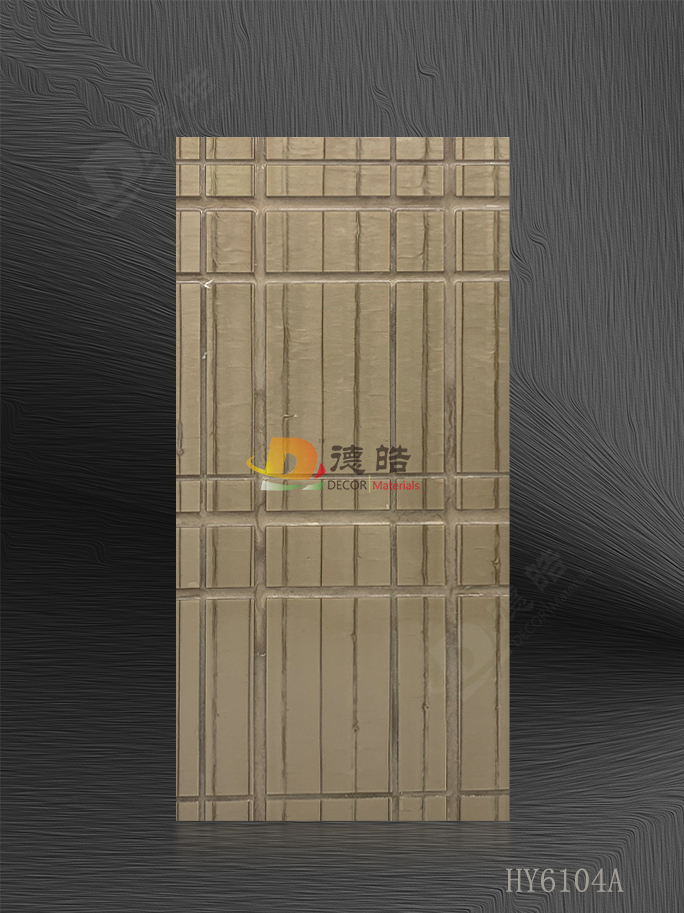 雕刻HY6104A树脂饰面板