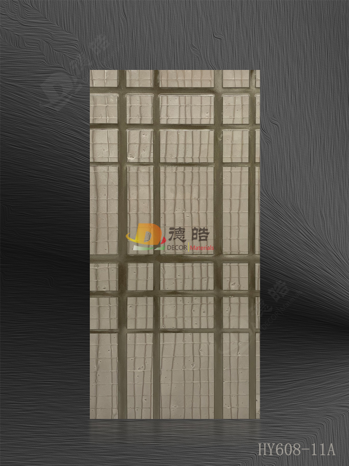 雕刻HY608-11A树脂饰面板