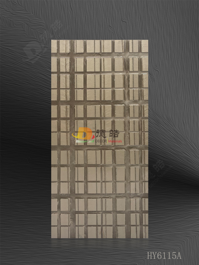 雕刻HY6121A树脂饰面板