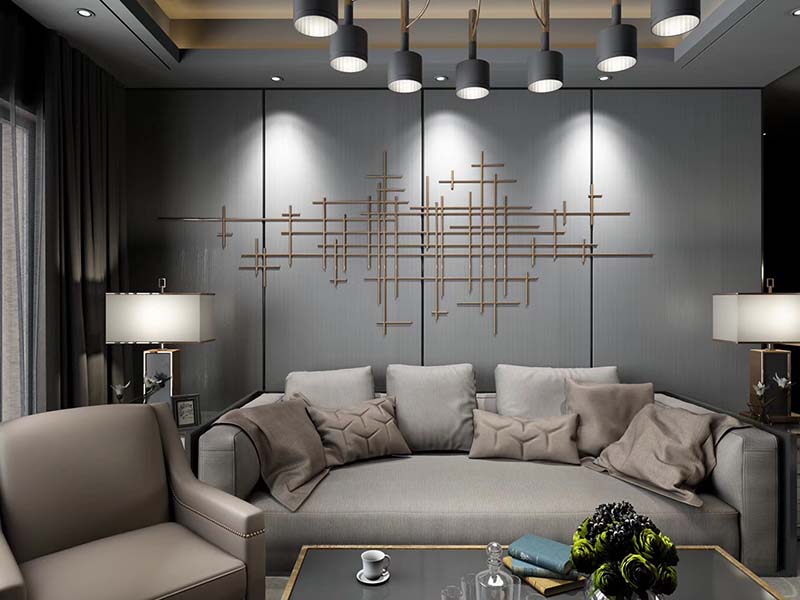 背景墙定制图形装饰案例