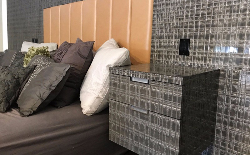 床头柜树脂板贴面装饰 床头柜树脂板贴面装饰