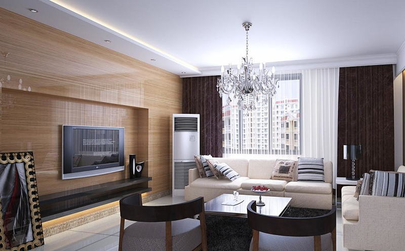 木质背景墙装饰效果